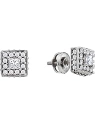 0.50CTW DIAMOND INVISIBLE EARRING
