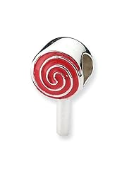 Sterling Silver Enameled Lollipop Charm Bead Fits Pandora Chamilia Biagi Bracelet