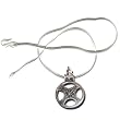 Gift of Love Sterling Silver Pendant 1.75 inches (spndt025)