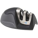 KitchenIQ 50009 Edge Grip 2 Stage Knife Sharpener, Black
