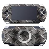 psp1000表面保護シール　プレイステーションポータブル1000用　≪インダストリアルスチール≫ プレイステーション・ポータブル
