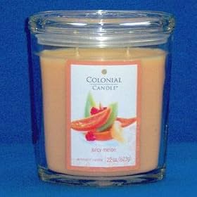 Colonial at Home Candles Juicy Melon 22oz by Colonial at Home Candles