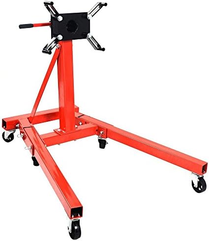 Kissemoji 2000lb Engine Motor Stand Hoist Auto Car Truck Automotive Folding Shop Jack