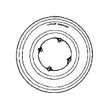 Shimano CP-FH51 Spoke Guard For 36H, Freehub Clear