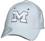 Men`s Michigan Wolverines White Arctic Z-Fit Cap