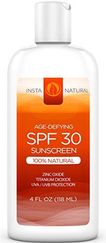 Instanatural spf 30 sunscreen lotion, with 6% zinc oxide, 6% tita…