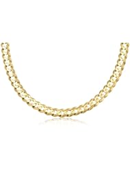 14K Solid Yellow Gold Cuban Curb Link Chain / Necklace 8mm Wide 30" inch Long - Weighing 59.4 Gr.