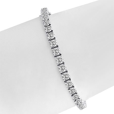 18K 15.70cttw. Diamond Tennis Bracelet