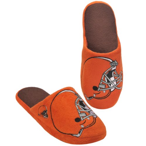 NFL Cleveland Browns 2011 Big Logo Slide Slipper Hard Sole Extra Large