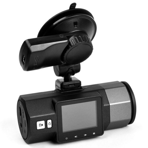 E-PRANCE New Ambarella A7 1296P Car DVR Video Camera + GPS Logger + G-Sensor + H.264 + 4X Digital Zoom + AV Out + Car Plate Stamp + Wide 170 Degree Lens + 32GB Memory Card