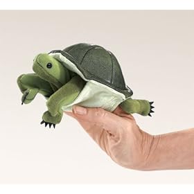  Folkmanis Turtle Finger Puppet