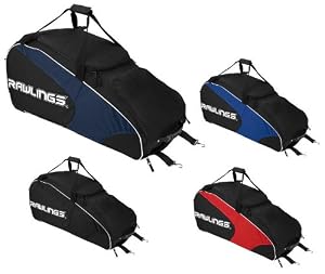 Rawlings WHWB2 Workhorse Wheeled Baseball/Softball Bag Royal