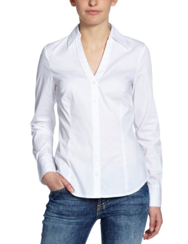 MEXX Damen Bluse N3ME0005, Gr. 34 (XS), Wei&szlig; (white 100) Preisvergleich
