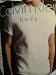 Calvin Klein Body Men's Crew Neck T-shirt Cotton Medium White Nip