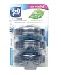 Recharges pour bloc cuvette liquide Ambipur Flush - Eau fra�che Menthe 3x55ml