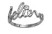 Disney Couture Inspirational "Believe" Ring, Size 6