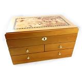 Coffret &agrave; Bijoux Bois "Edina" Marron
