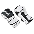 Profi Fighter PU Boxhandschuhe - Klassische Boxhandschuhe schwarz/wei�