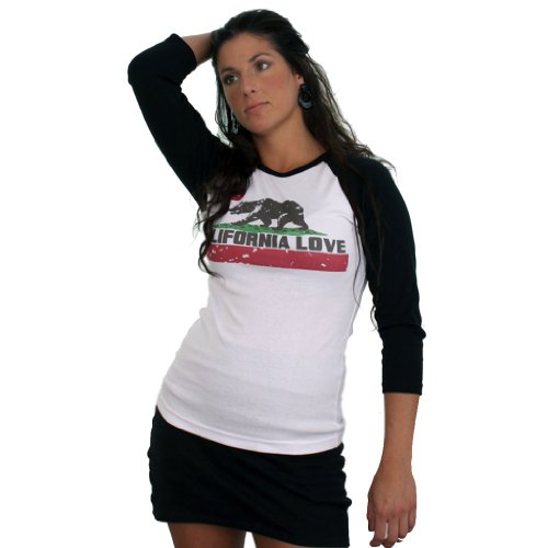 California Love Baseball 3/4 Sleeve Raglan Jersey by DSC