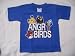 Angry Birds Slingshot Tee T-shirt Child Sized Blue (Extra Small 2t)