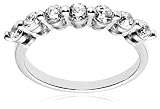 Sterling Silver 7-Stone Cubic Zirconia Ring