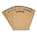 Universal 05562 Hardboard Clipboard, 1/2-Inch Capacity, Holds 8 1/2w x 12h, Brown, 6/Pack