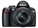 Nikon D3000 SLR-Digitalkamera (10 Megapixel) Kit inkl. 18-55mm 1:3,5-5,6G VR Objektiv (bildstab.)