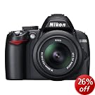 Nikon D3000 Digital SLR Camera (18-55 mm VR Lens Kit)