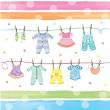 Baby Clothes Baby Shower Dinner Napkins