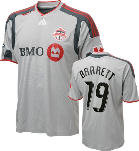 Chad Barrett Game Used Jersey: Toronto FC #19 Short Sleeve Away Jersey Chad Barrett Game Used Jersey: Toronto FC #19 Short Sleeve Away Jersey