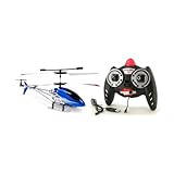 Falcon 3 Channel New Mini Indoor Co-Axial Metal Body Frame and Built-in Gyroscope RC Remote Controlled 3.5ch Helicopter (Colors may vary)