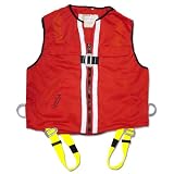 Guardian Fall Protection 02730 Red Mesh Construction Tux Harness, XL
