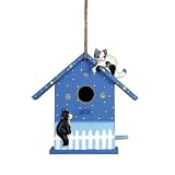 All Natural Handmade Birdhouse - Cat Design