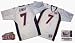 John Elway 1999 Denver Broncos #7 Authentic Throwback Mitchell and Ness NFL Football Jersey (White)