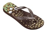 Havaianas 'Summer Dots' Women's Flip-Flops (Dark Brown)