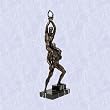 French Victory Statue Ancient Replica Iron Sculpture