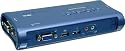TRENDnet TK-409K 4-Port USB KVM Switch Kit w/ Audio