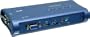 TRENDnet 4-Port USB KVM Switch Kit with Audio (Includes 4x KVM Cables) TK-409K (Blue)