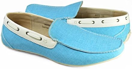 Men's Slip Ons . Blue and White