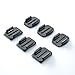 Adhesive Mounts for GoPro Hero Hero2 Hero3 Hero3+, 3 Curved + 3 Flat Mounts