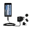 International Wall Home AC Charger for the Dell Streak 5 - uses Gomadic TipExchange Technology