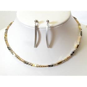 Click here to buy Jewelry Set with Necklace and Earrings by T-Trove.