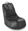 Ace Bayou ABC Life Style Furniture Lycra Video Bean Bag, Black/Black