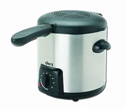 Deni 9340 Mini 1-Quart Snack Fryer, Stainless
