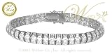 WILLOW XPRESS: *ADRIENNE DIAMOND CZ RONDELLE BRACELET*