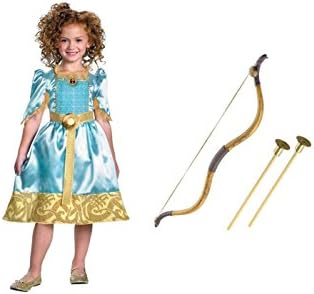 Disneys Brave Princess Merida Bow and Arrow Archer Girls Costume Kit (Medium(7-8))