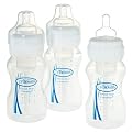 Dr. Brown's Natural Flow Wide Neck Polypropylene Bottle, 8oz - 3-Pack