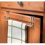 Over Door Towel Holder Brushed Nickel (Kitchen)