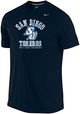 University of San Diego USD Toreros Nike Performance T-Shirt - Navy
