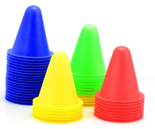 New Ascetic Tour Colourful Roller Skating Cone(5 Sets)